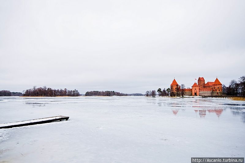 Прогулка по зимнему Тракаю Тракай, Литва