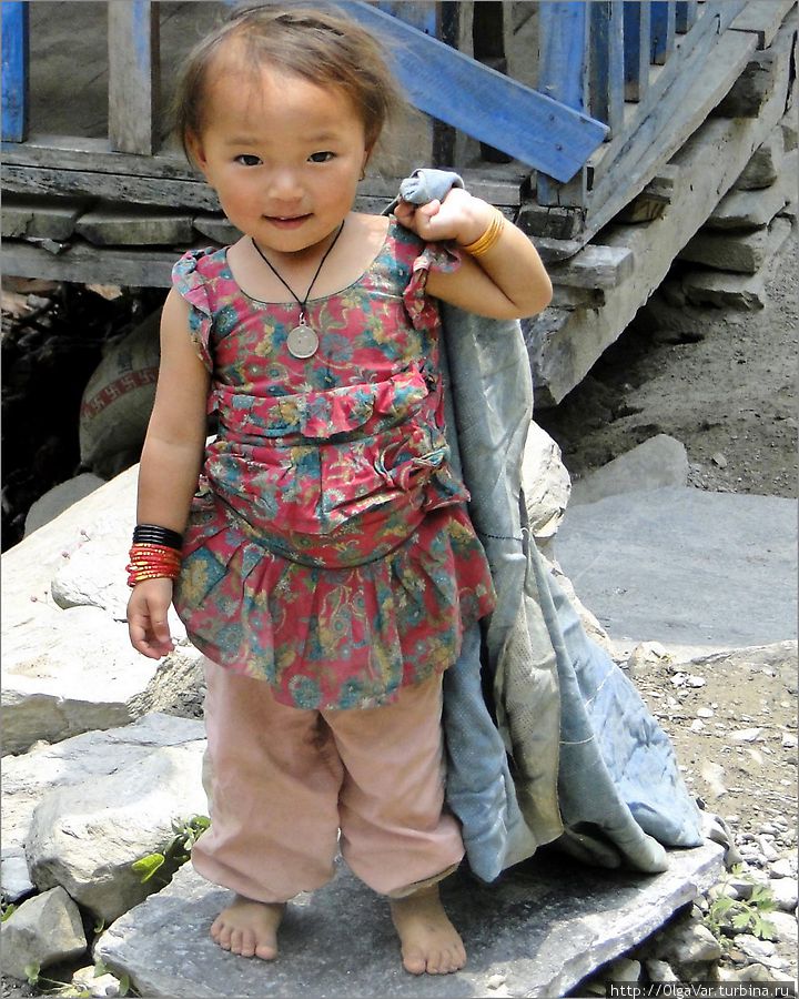 Дети высоких гор Национальный парк Аннапурны, Непал