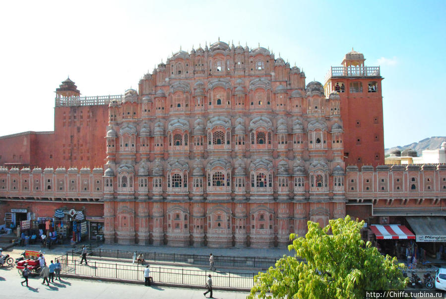 Индия: Джайпур город оранжевых стен и зелёных ставень Джайпур, Индия