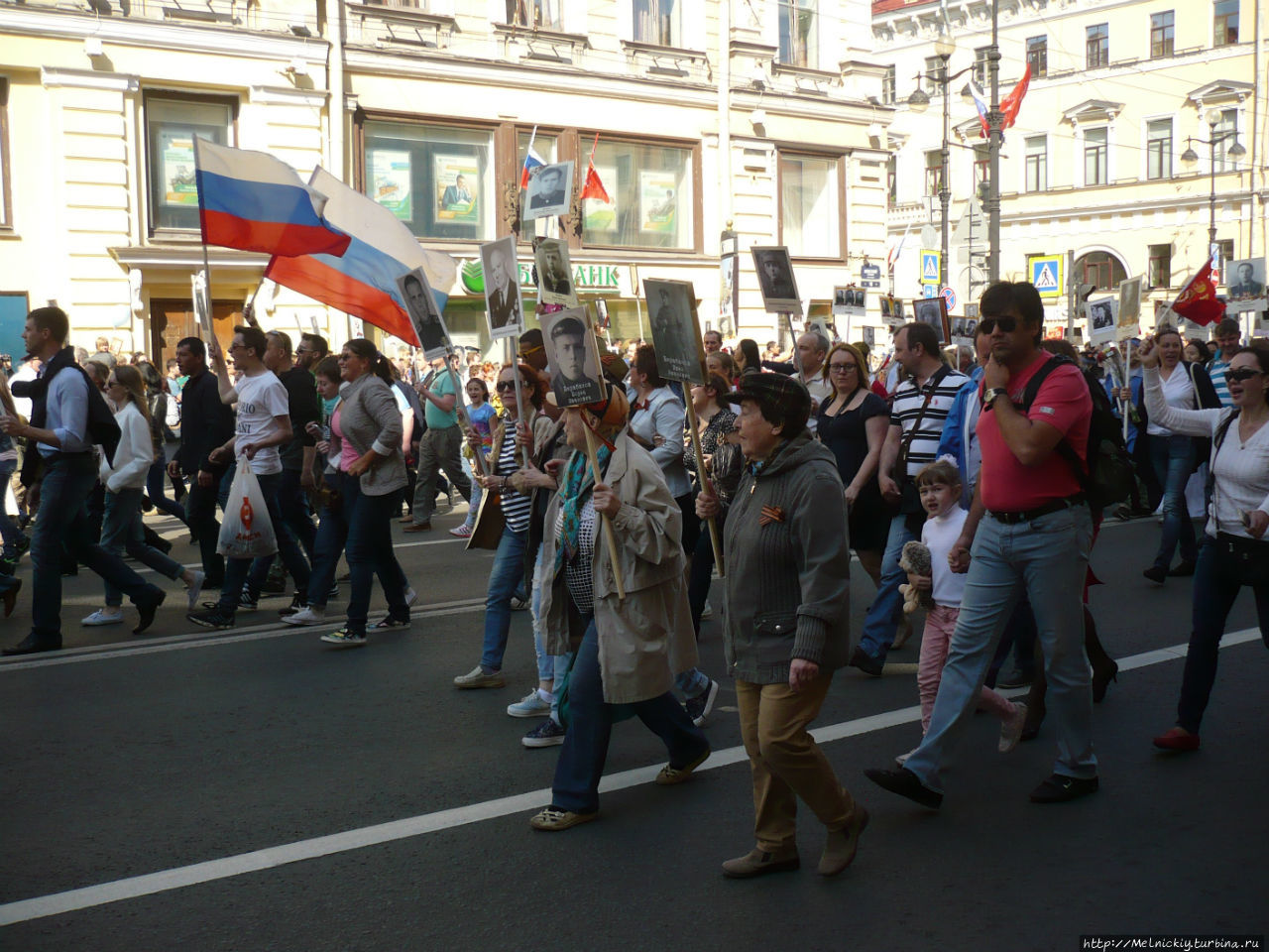 9 мая, Санкт-Петербург, Бессмертный полк Санкт-Петербург, Россия