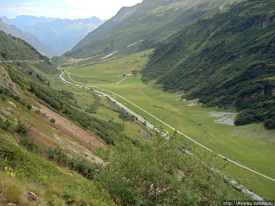 Горный перевал Susten Pass Кантон Ури, Швейцария