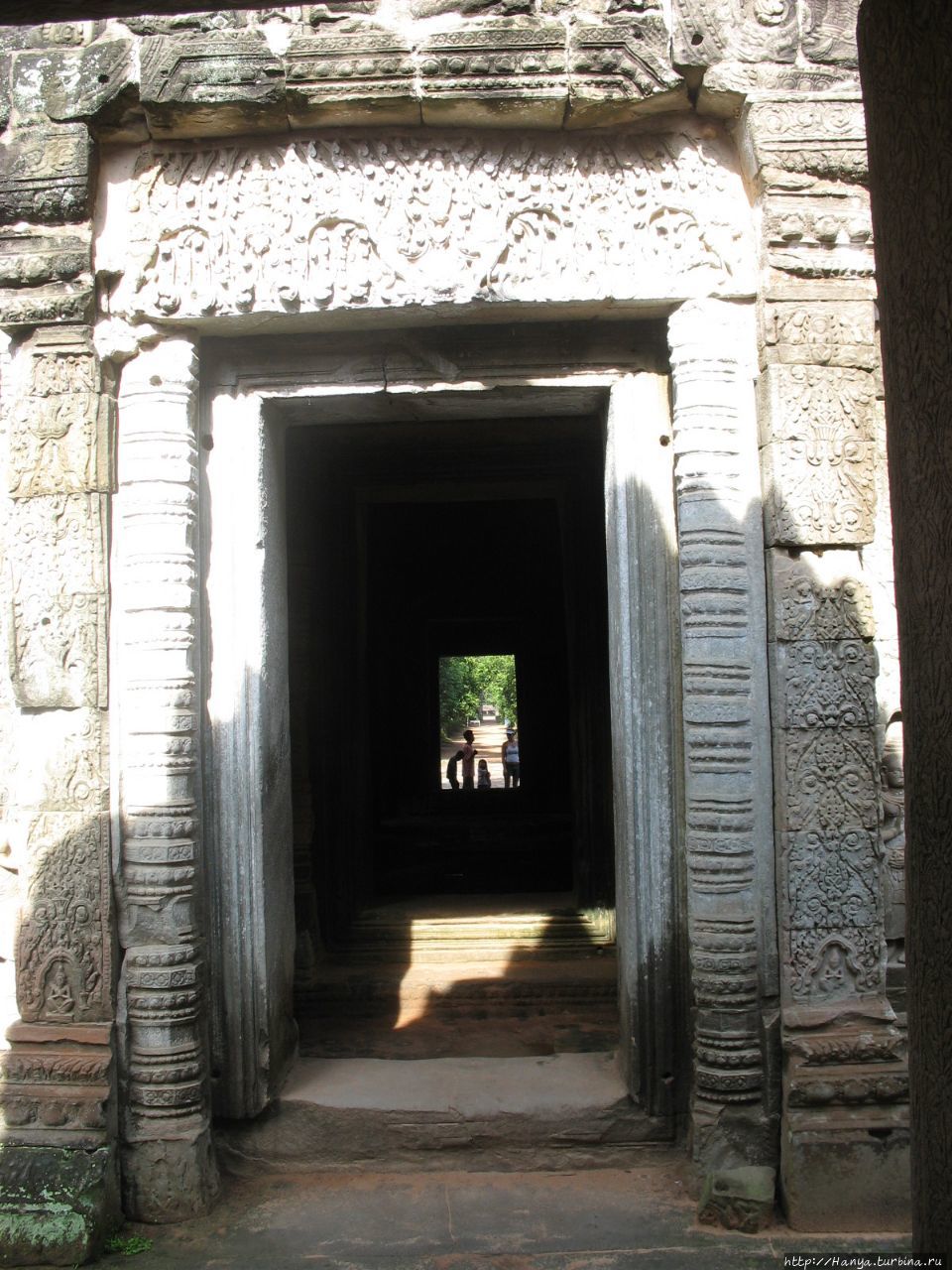 Центральная галерея главного святилища храма Пре-Кхан Ангкор (столица государства кхмеров), Камбоджа
