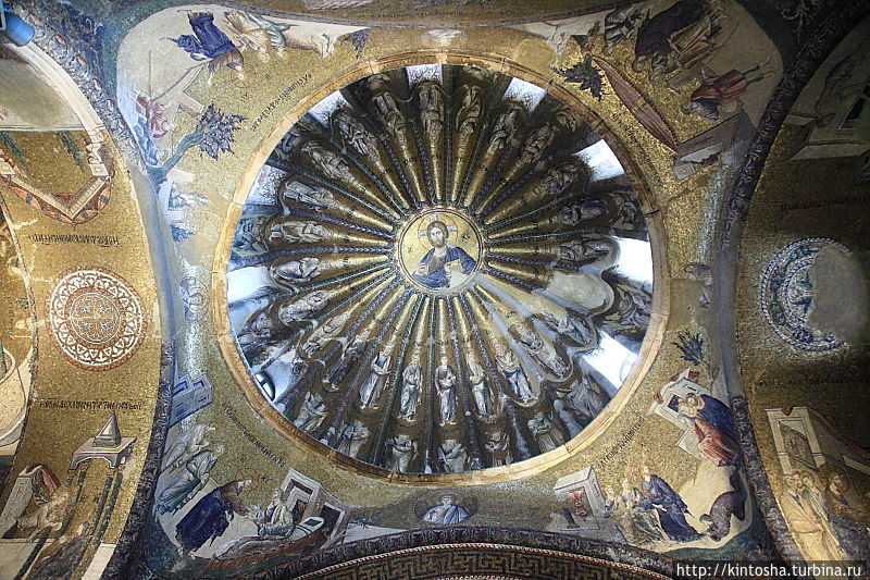 Сошествие святого духа на апостолов (монастырь Хора) Стамбул, Турция
