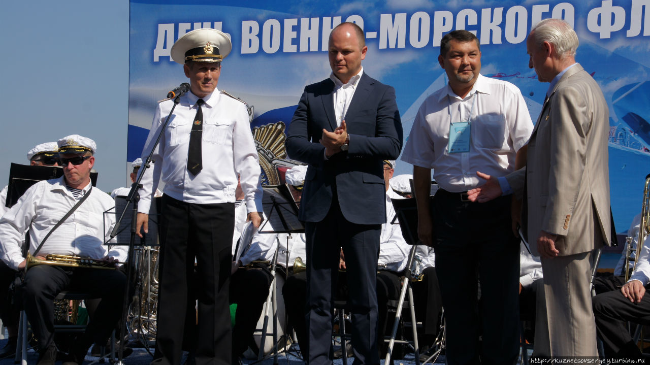 На празднике ВМФ