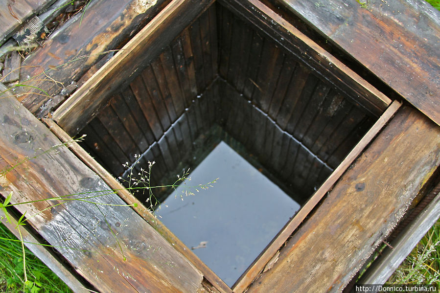 В одном месте мы вышли к колодцу с чистой родниковой водой Пасвик Заповедник, Россия