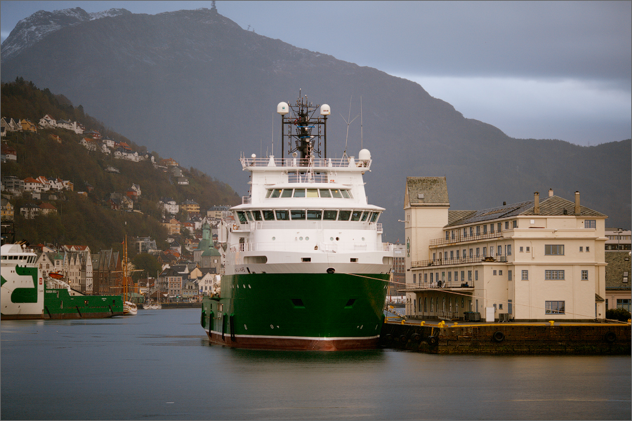 А вот и Берген, пятичасовая прогулка по фьордам закончилась, впереди предстоял неблизкий путь домой.