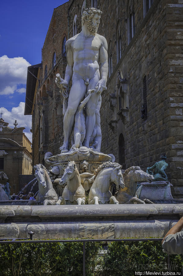 Фонтан Нептун Флоренция, Италия