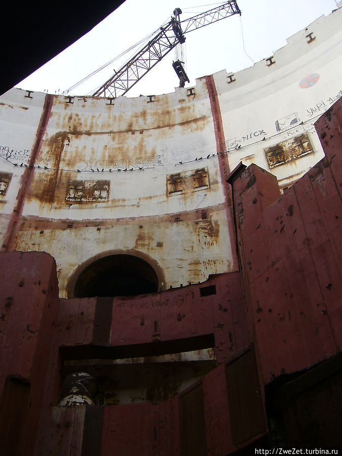 Внутри реактора