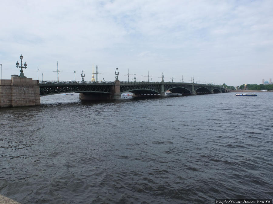 Троицкий мост Санкт-Петербург, Россия