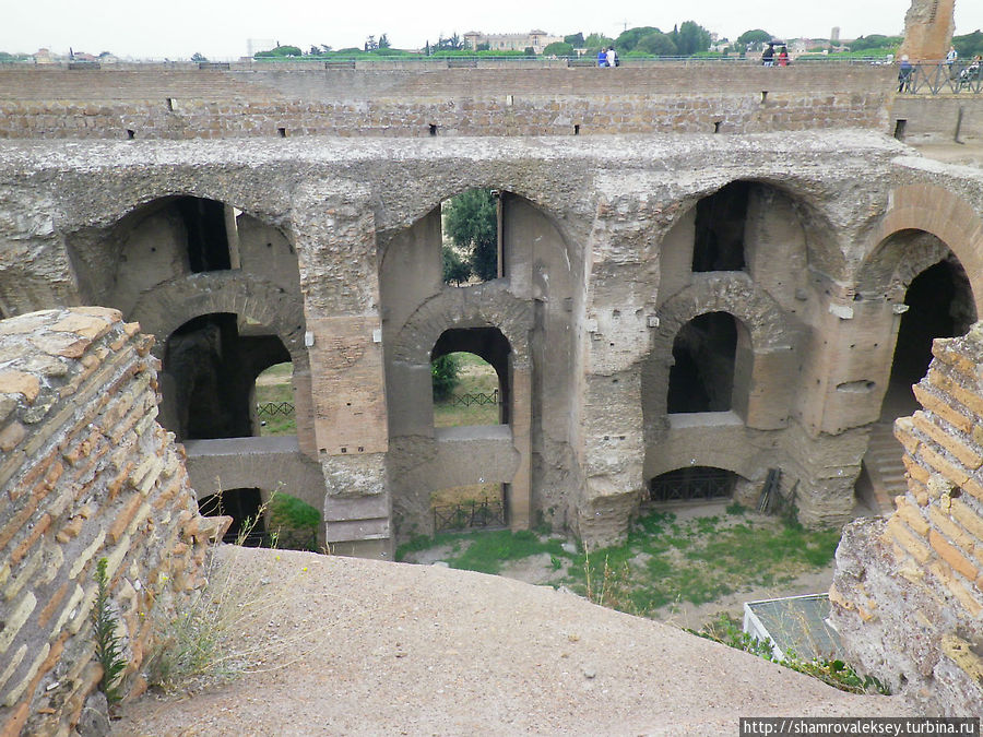 Древнеримские руины Палатина Рим, Италия