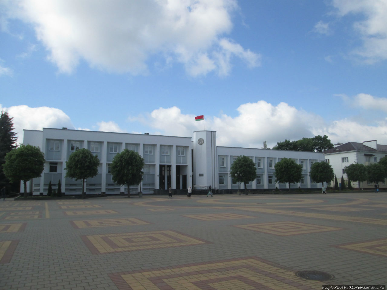 Прогулка от автостанции до музея Кобрин, Беларусь