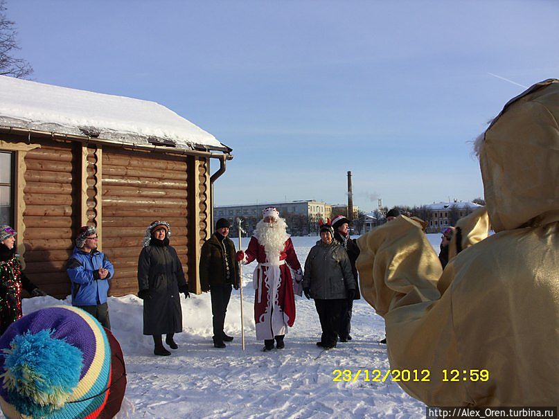 В гостях у новгородских моржей Великий Новгород, Россия