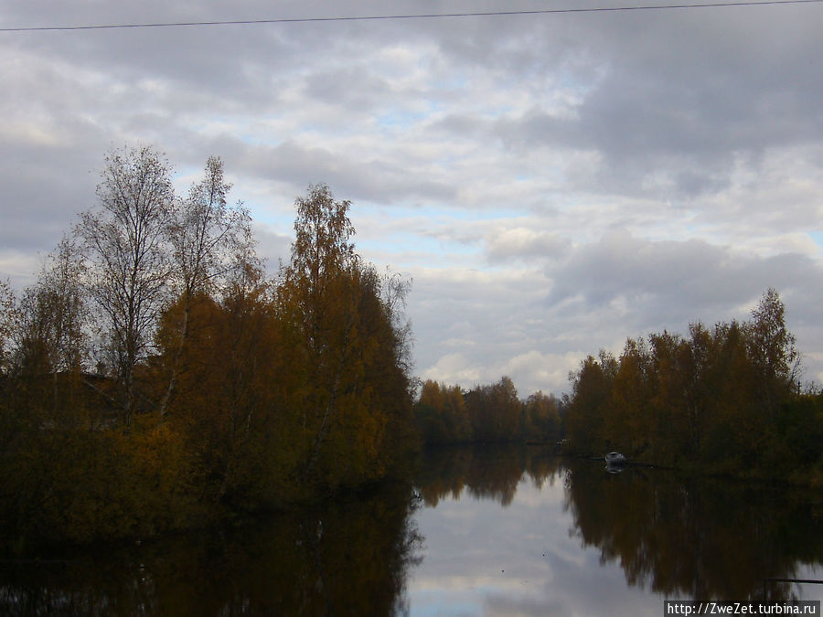 Окраина Сясьстроя, где было село Межутки Сясьстрой, Россия