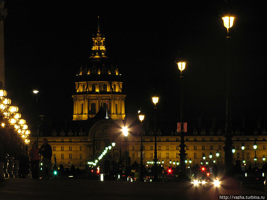 Париж в ночи. Париж, Франция