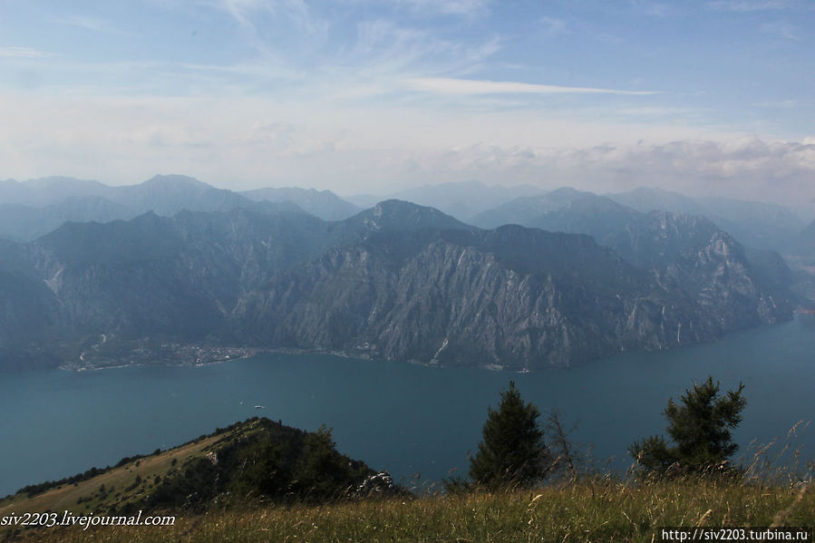 Озеро Гарда — гора Монте Бальдо Мальчезине, Италия