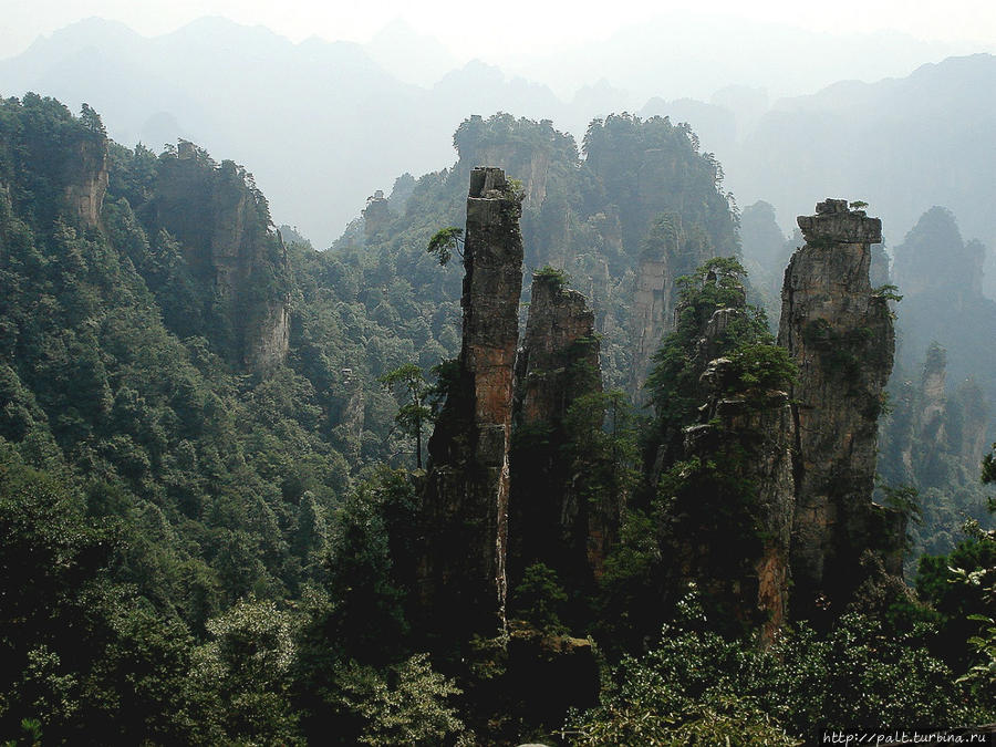 Окаменевшие воины Тяньцзышань Чжанцзяцзе Национальный Лесной Парк (Парк Аватар), Китай