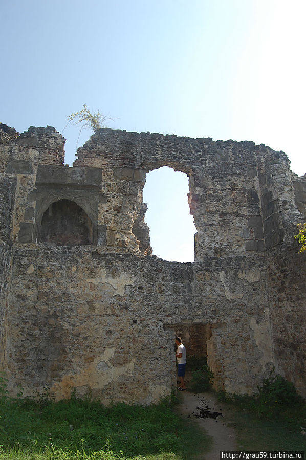 Развалины дворца Чачба-Шервашидзе Лыхны, Абхазия