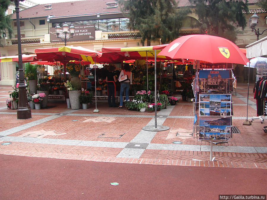 Цветочный рынок. Монте-Карло, Монако