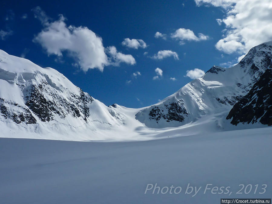 Ледник Менсу Белуха гора (4509м) Природный Парк, Россия