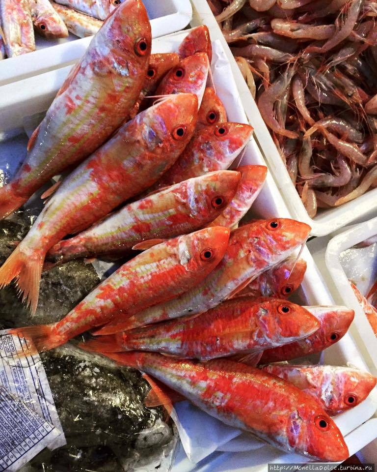 А Пискариа — рыбный рынок в Катаниа Катания, Италия