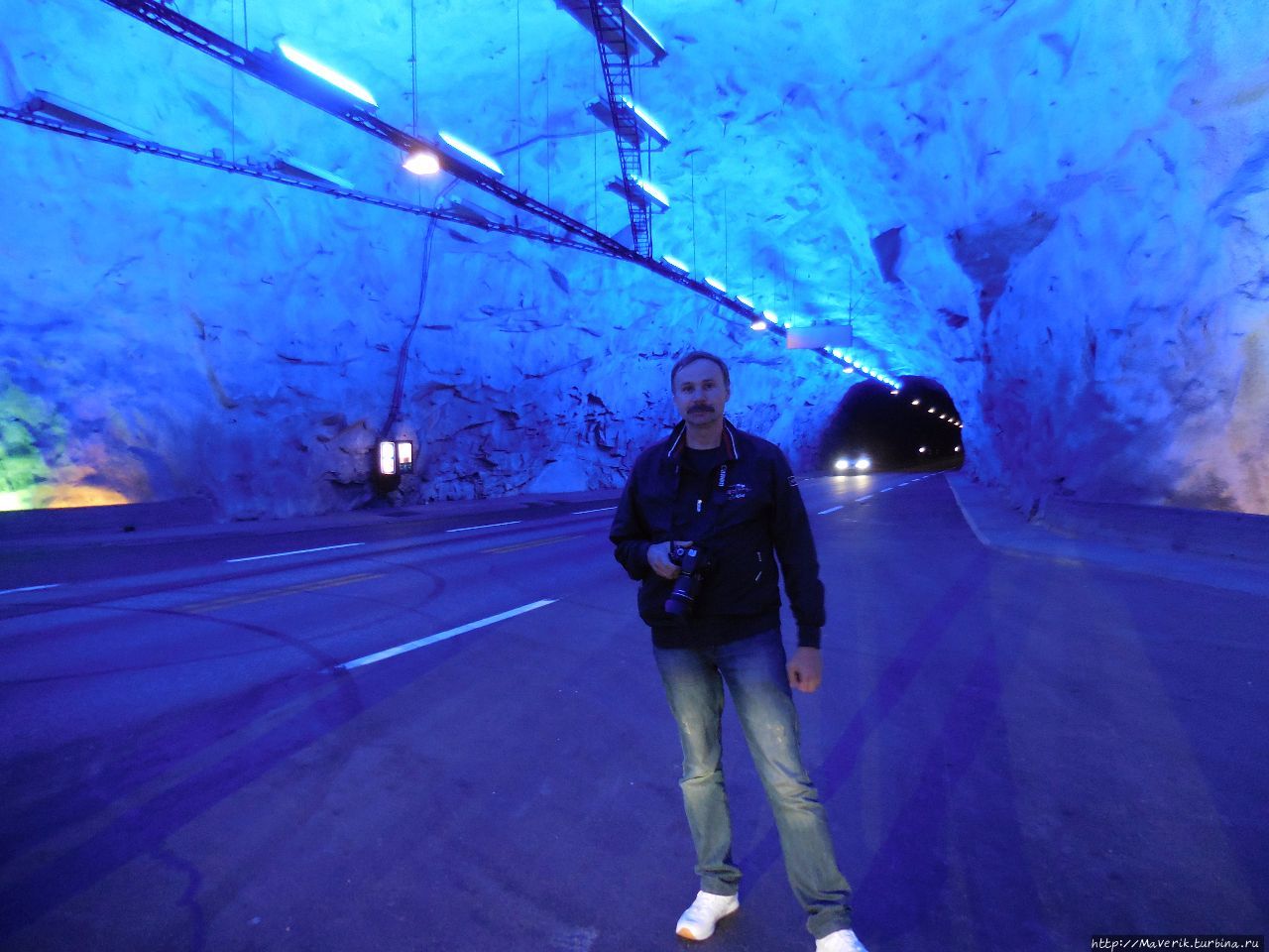 Тоннель от Лэрдаля до Аурланда Согнефьорд, Норвегия
