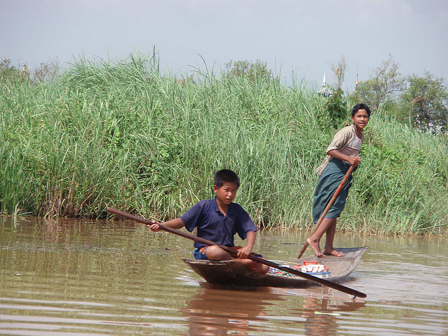 Озеро Инле. Безмятежность Озеро Инле, Мьянма