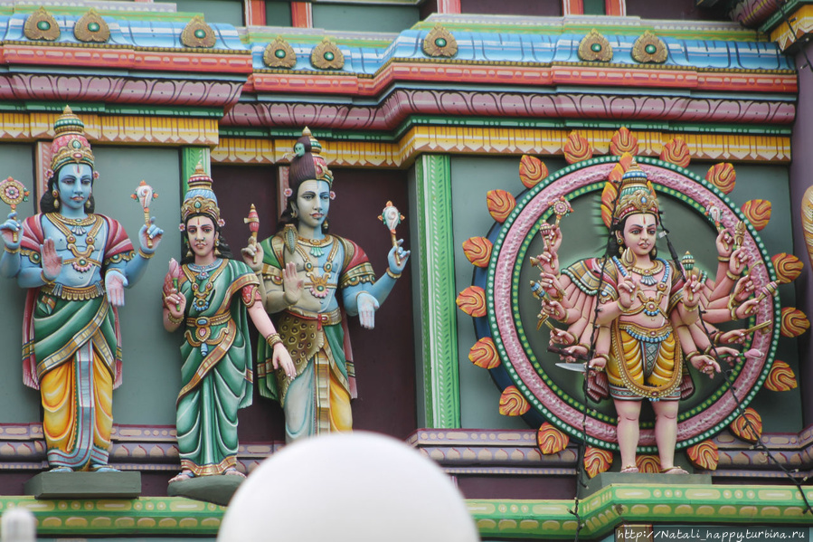 Тамильский храм на овраге Бланш Сен-Пьер, Реюньон