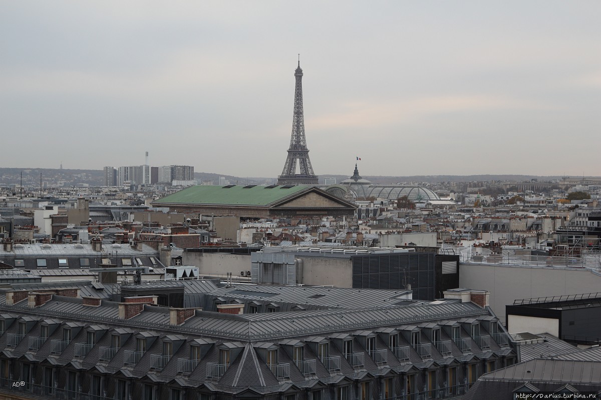Париж 2018 — Виды с Галереи Лафайет Париж, Франция