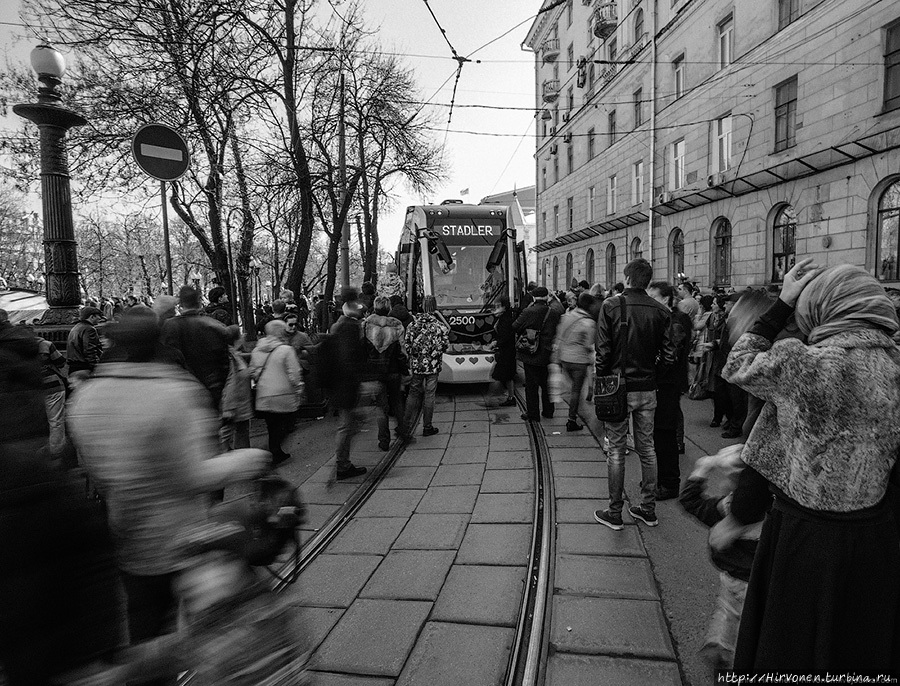 Парад трамваев Москва, Россия