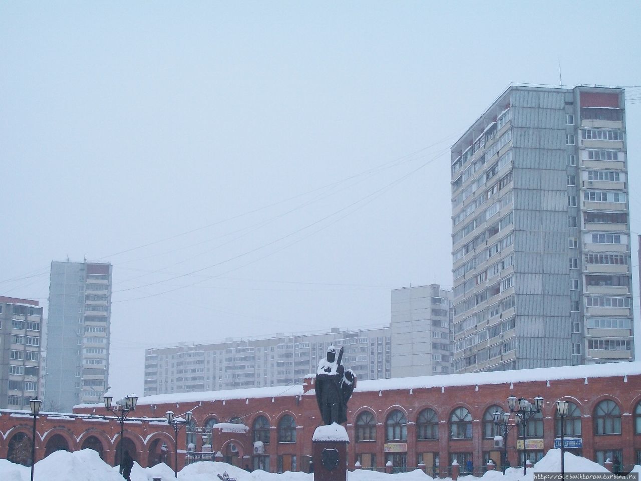 Прогулка по центру города Дзержинский, Россия