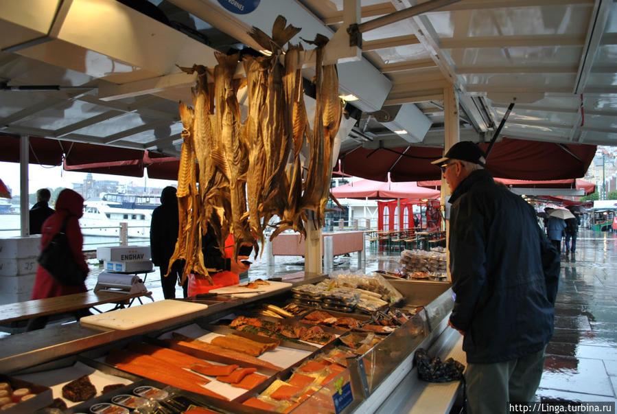 Рыбный рынок в норвегии