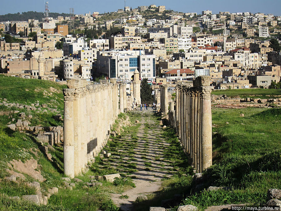 Город тысячи колонн Джераш, Иордания