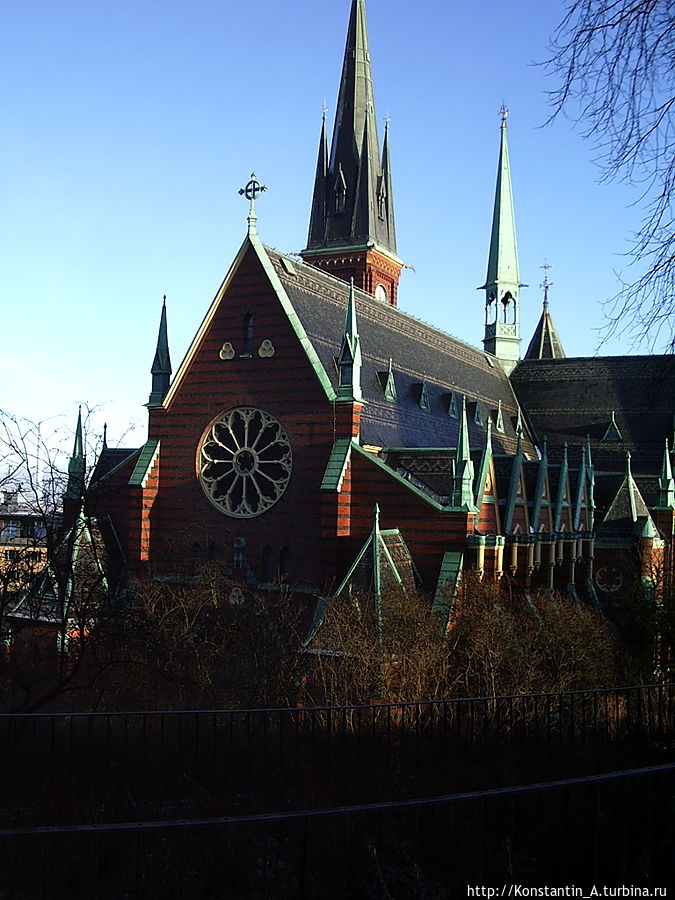 Гетеборгское кафе возле церкви Гётеборг, Швеция