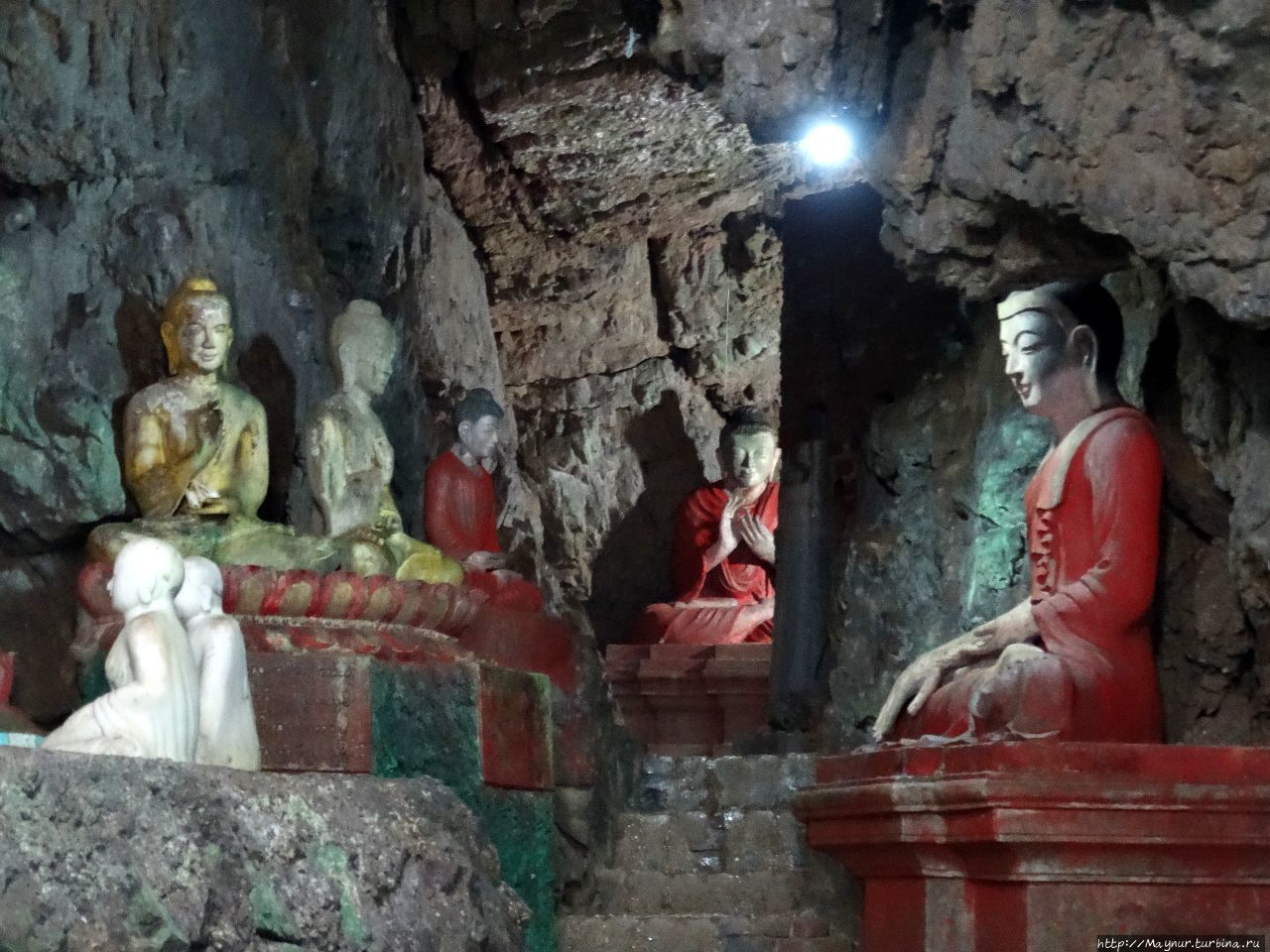 Мьянма. Водяная пещера  и  водопады Пьин-У-Львин, Мьянма