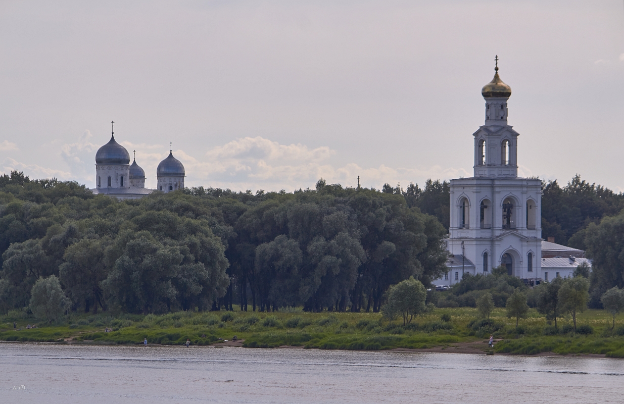 Великий Новгород — Виды с Рюриково городище Великий Новгород, Россия