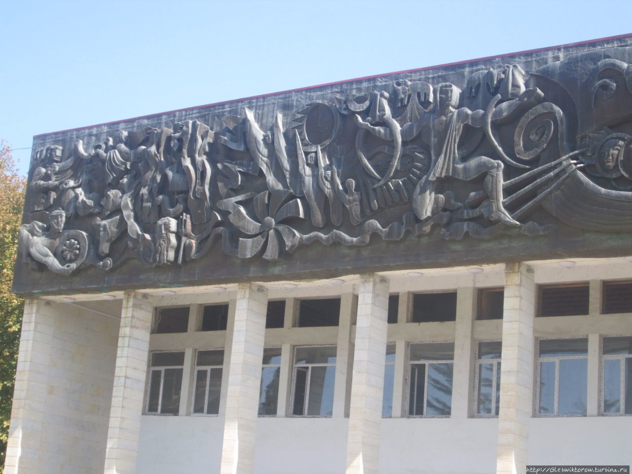 Хоби — типичный малый город Мегрелии Хоби, Грузия