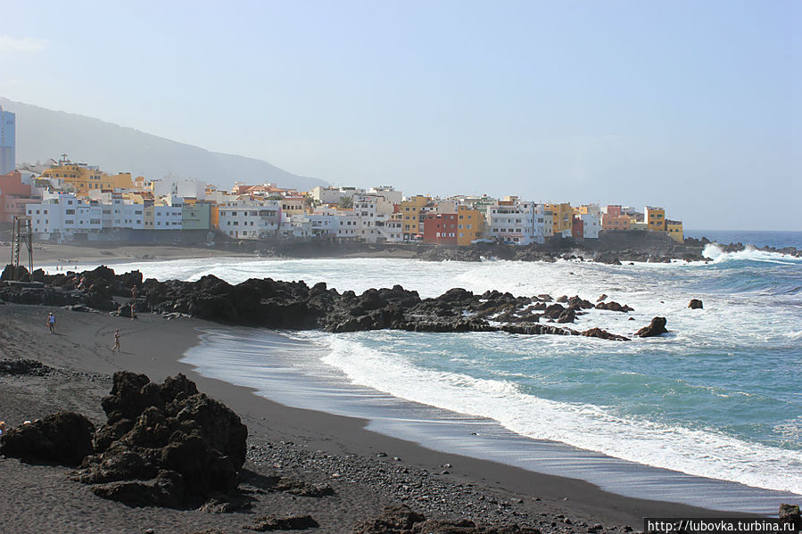 Ох, уж эти мне серо-чёрные пляжи Тенерифе Пуэрто-де-ла-Крус, остров Тенерифе, Испания