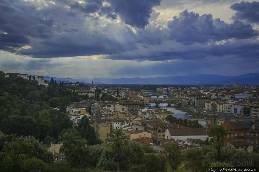 Италия, Флоренция. Площадь Микеланджело Флоренция, Италия