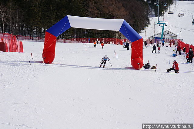 Финишние ворота . Южно-Сахалинск, Россия