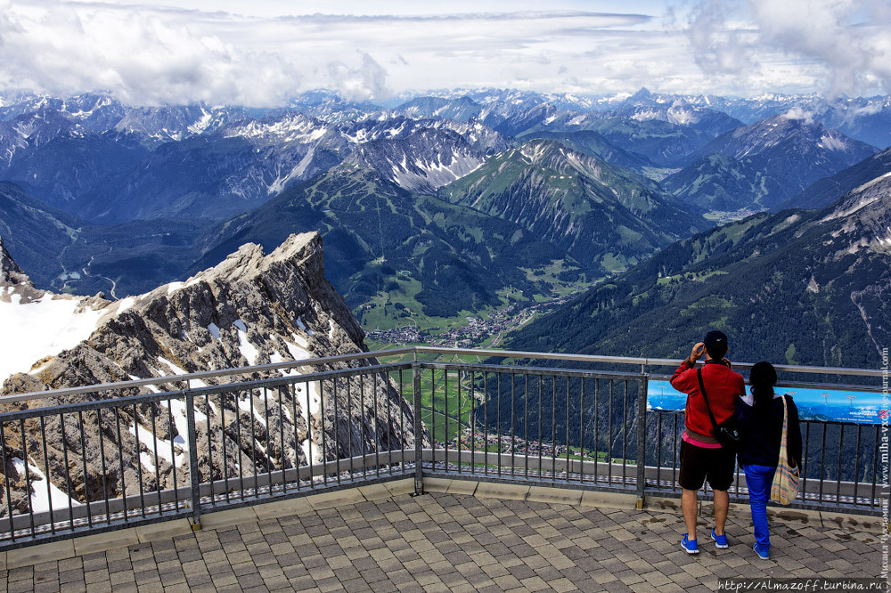 Высшая точка Германии в проекте Альпинистская Корона Европы Цугшпитце гора (2962м), Германия