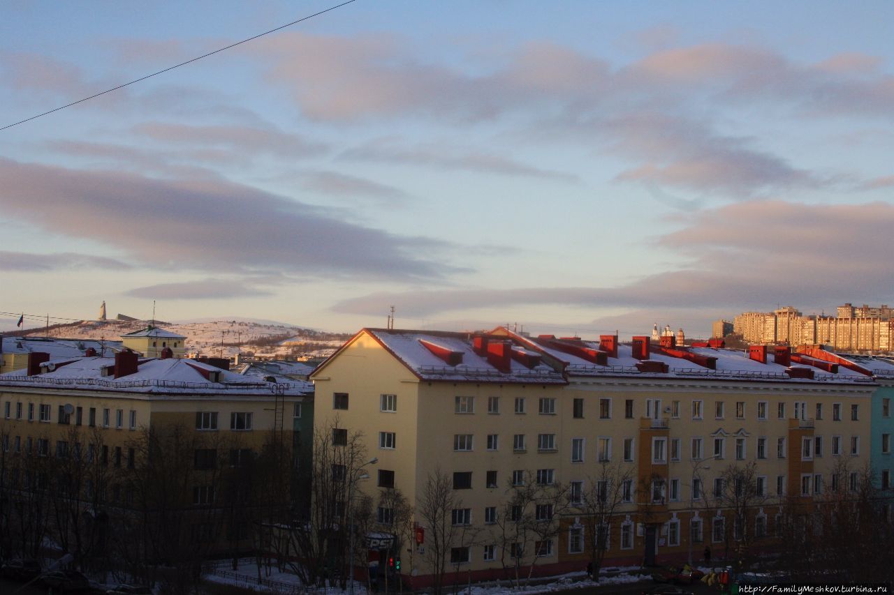 Вид из окна Мурманск, Россия