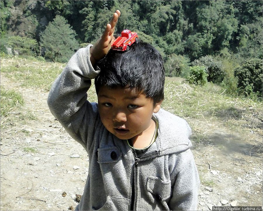 Дети высоких гор Национальный парк Аннапурны, Непал