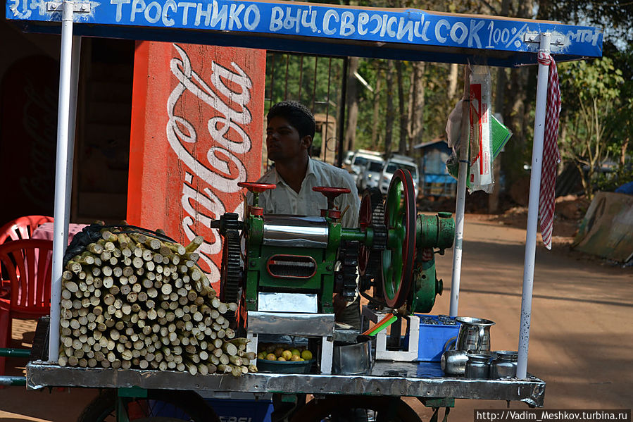 Агрегат для производства тростникового сока Штат Гоа, Индия