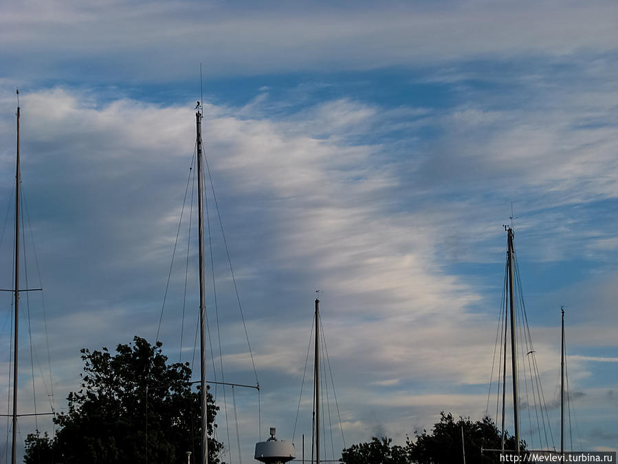 Небо над Андрейоста Рига, Латвия