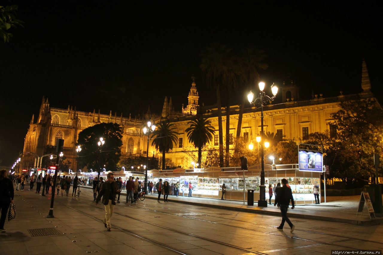 Ночная Севилья Севилья, Испания