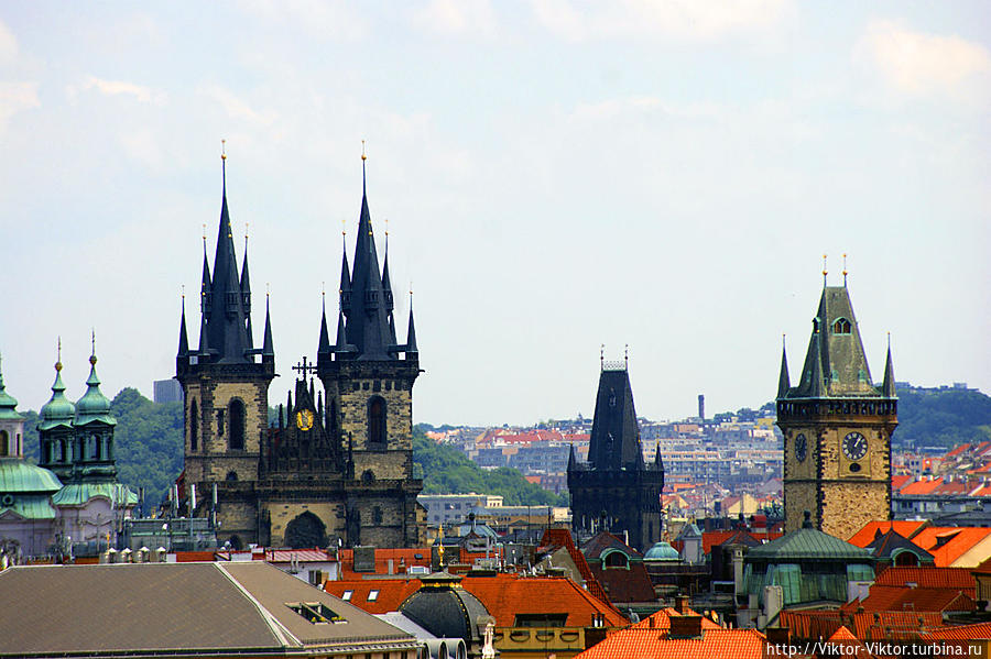 Малостранские башни Карлова моста Прага, Чехия