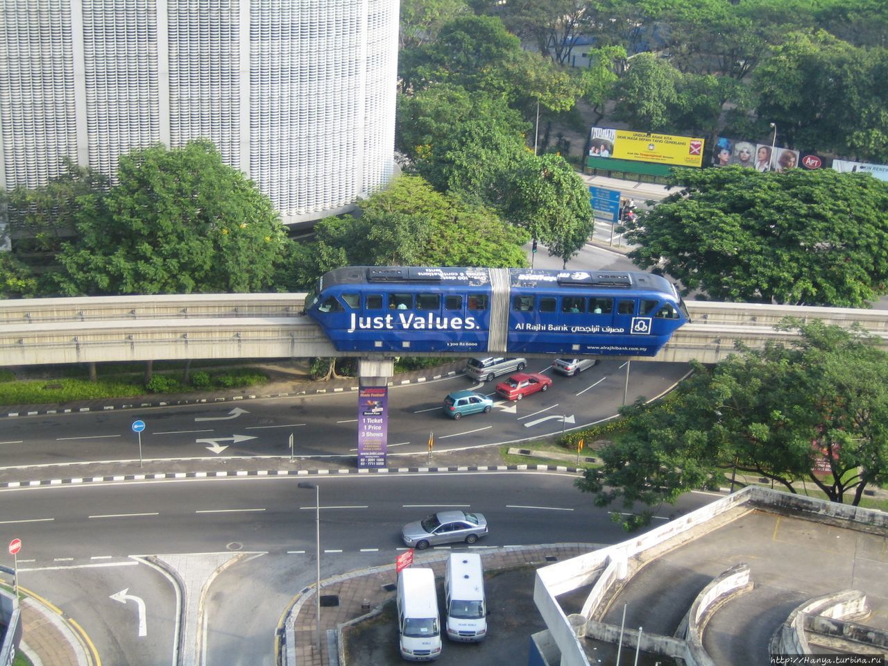 Вид из окна отеля Midah Hotel Куала-Лумпур, Малайзия