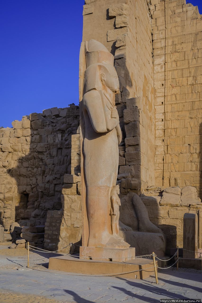 Грандиозный, величественный Храмовый комплекс Амона-Ра Луксор, Египет
