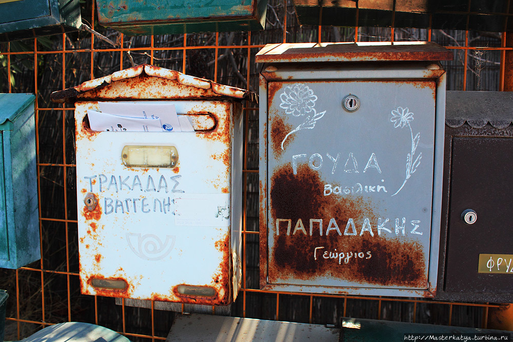 Два сюрприза почтовой службы острова Крит Остров Крит, Греция