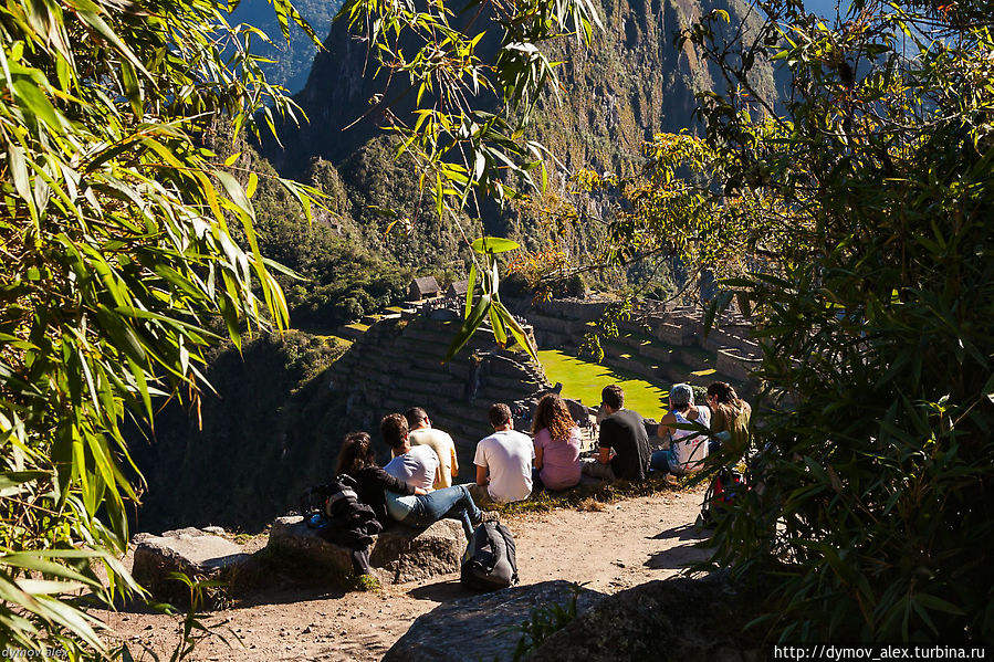 Многие же поступают гораздо проще, не шастают по горам, а располагаются поудобней и курят траву, наслаждаясь видом. Мачу-Пикчу, с ног до головы пахнет травой Мачу-Пикчу, Перу